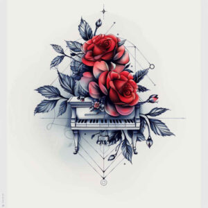 other-flowers tattoo design ideas clear-cut botanical for hip