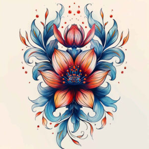 other-flowers tattoo design ideas micro tattoo botanical for hip