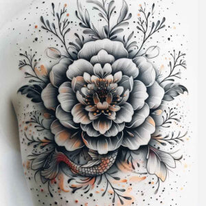 other-flowers tattoo design ideas open space decorative symbolising resilience