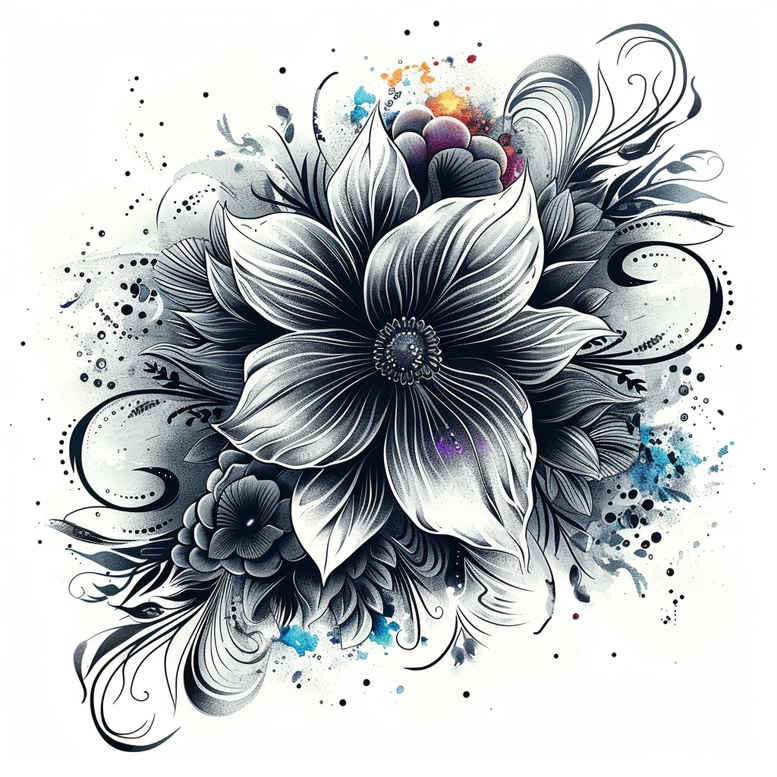 other-flowers tattoo design ideas quiet decorative symbolising strength