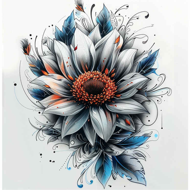 other-flowers tattoo design ideas whisper line delicate layers courage and power