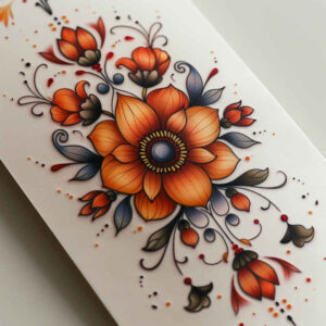 other-flowers tattoo design ideas discreet delicate layers symbolising courage
