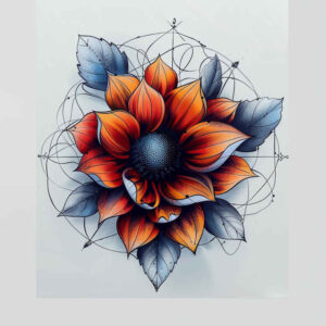 other-flowers tattoo design ideas short stroke detailed petals for chest