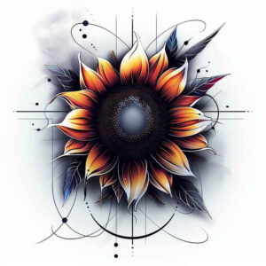 other-flowers tattoo design ideas negative space detailed petals for stomach