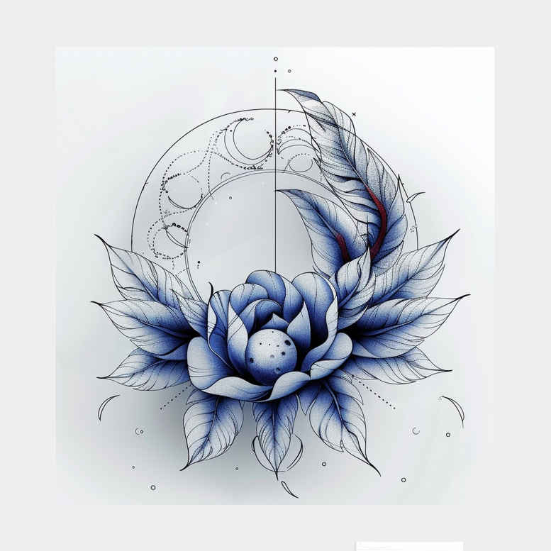 other-flowers tattoo design ideas clear edge detailed petals represents courage