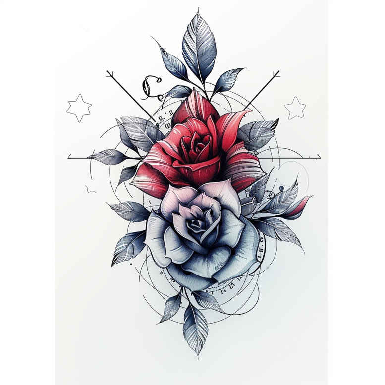 other-flowers tattoo design ideas airy touch detailed textures for biceps