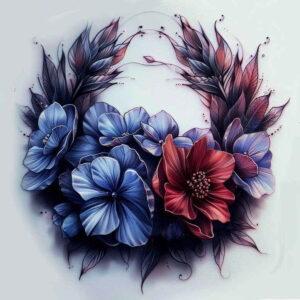 other-flowers tattoo design ideas plain tattoo detailed textures for palm