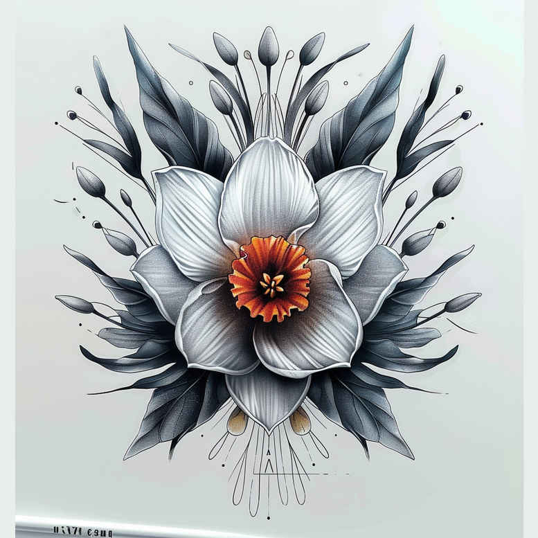 other-flowers tattoo design ideas point minimal detailed textures for temple