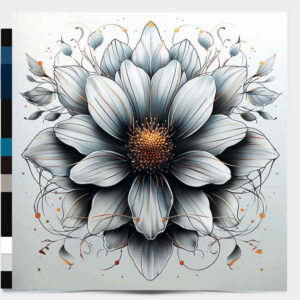 other-flowers tattoo design ideas no fill detailed textures symbol of endurance