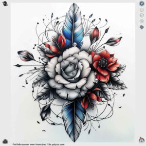 other-flowers tattoo design ideas miniature elegant for heel