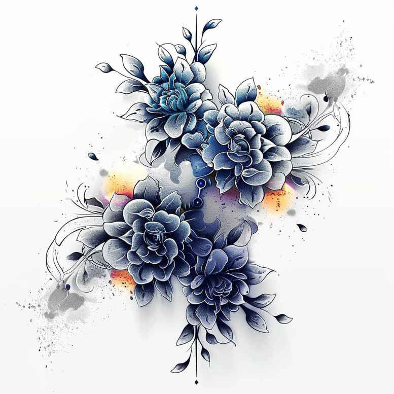 other-flowers tattoo design ideas pure motif floral art for ankle