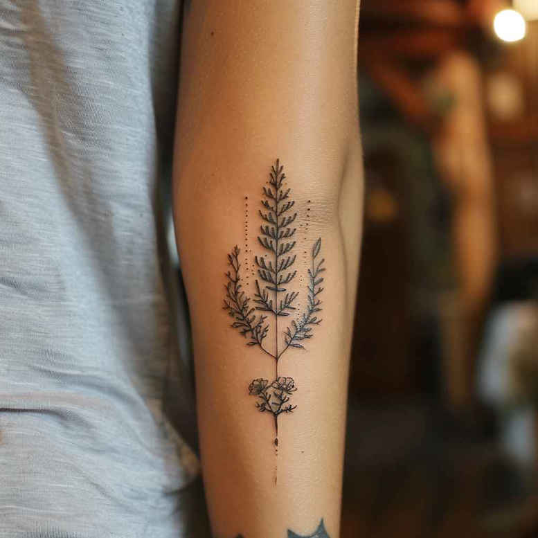 other-flowers tattoo design ideas ultra-thin floral art for nape