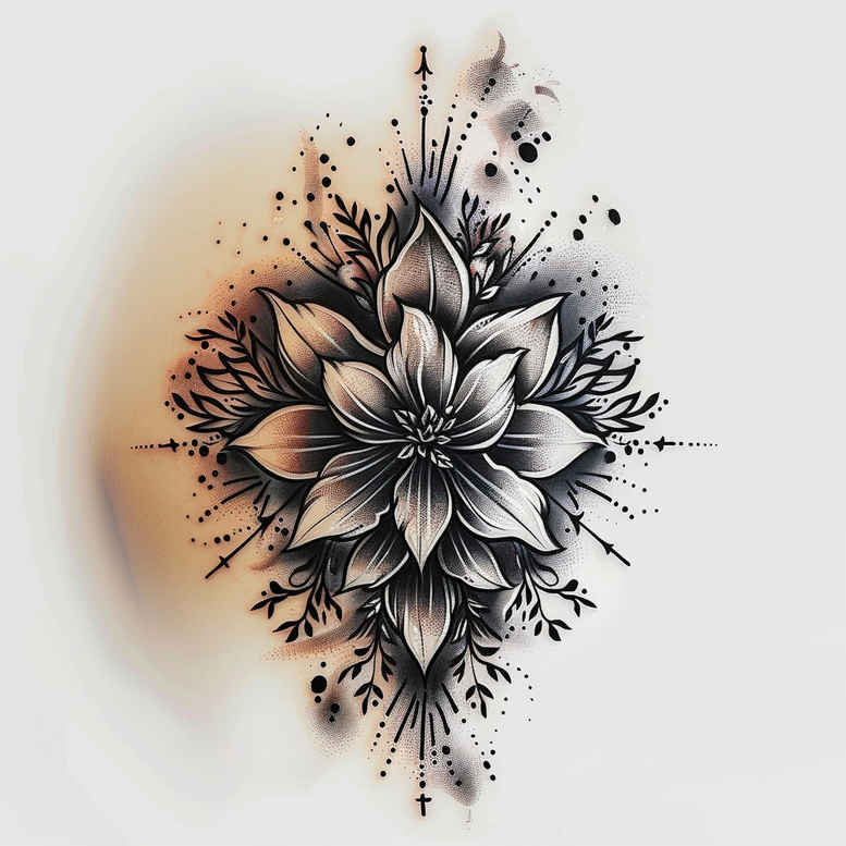 other-flowers tattoo design ideas soft touch floral motifs for knee
