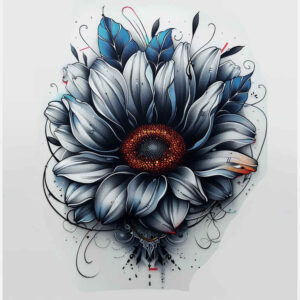 other-flowers tattoo design ideas plain tattoo floral motifs represents strength