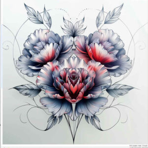 other-flowers tattoo design ideas gentle angle flowing symbol of endurance