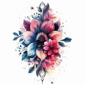 other-flowers tattoo design ideas plain tattoo gentle shows strength