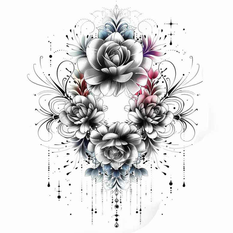 other-flowers tattoo design ideas tiny motif harmonious for biceps