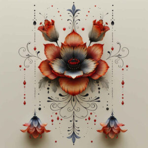 other-flowers tattoo design ideas basic harmonious for hand
