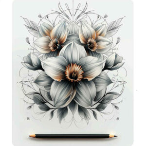 other-flowers tattoo design ideas no fill harmonious meaning resilience