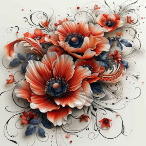 other-flowers tattoo design ideas precise intricate for side torso