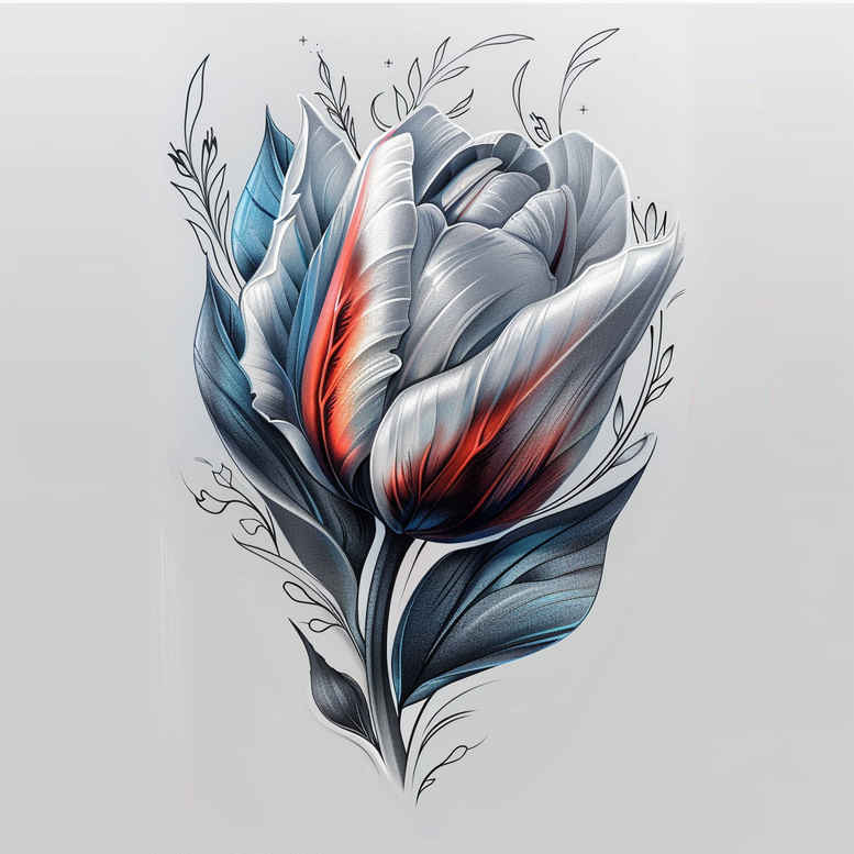 other-flowers tattoo design ideas refined layered for upper thigh