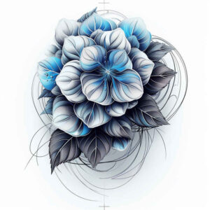 other-flowers tattoo design ideas sparse layered shading endurance and power