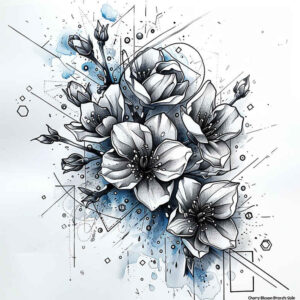other-flowers tattoo design ideas clean shape layered shading for back
