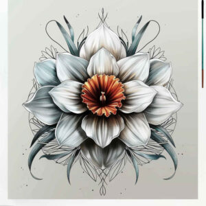 other-flowers tattoo design ideas dainty layered shading shows strength