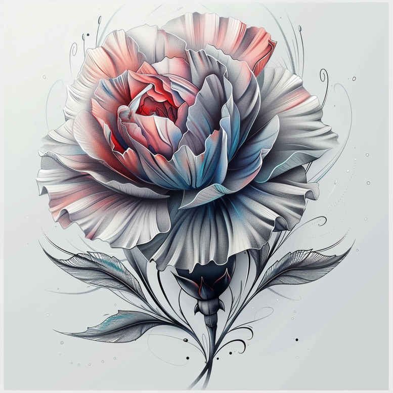 other-flowers tattoo design ideas pure shape natural patterns for hand