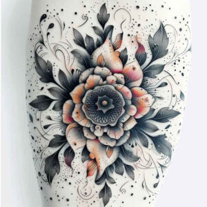 other-flowers tattoo design ideas single dot natural patterns shows courage