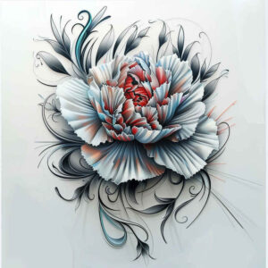 other-flowers tattoo design ideas diminutive naturalistic symbolising courage