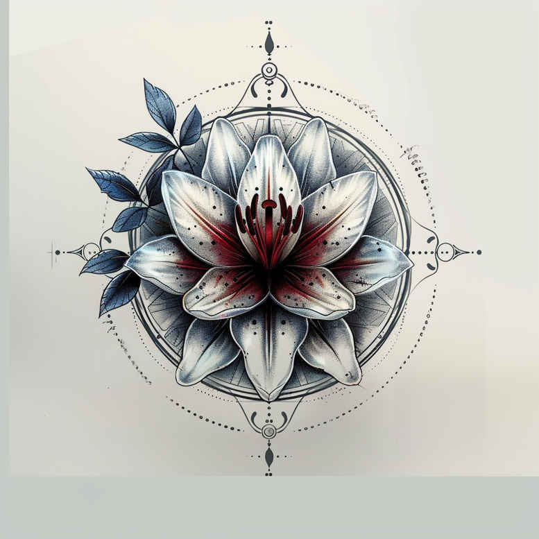 other-flowers tattoo design ideas pure design ornamental symbolising strength