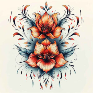 other-flowers tattoo design ideas essential lines smooth lines for lower chest