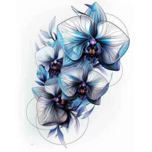 other-flowers tattoo design ideas pure outline soft edges shows determination