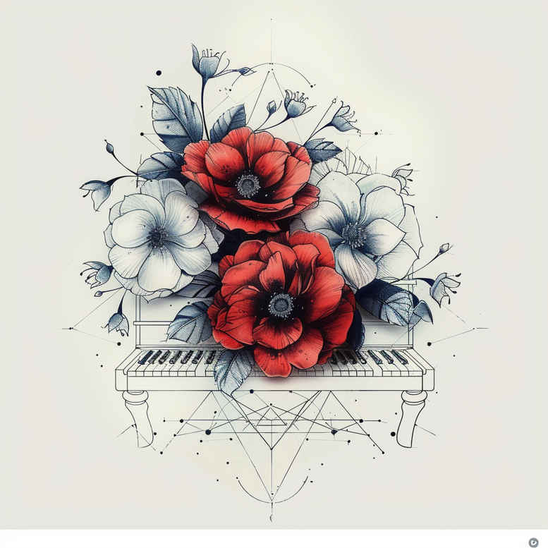 other-flowers tattoo design ideas subtle motif soft gradients for collarbone