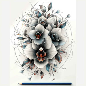 other-flowers tattoo design ideas diminutive soft gradients stands for determination