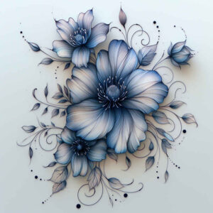other-flowers tattoo design ideas symbol mark soft gradients symbol of resilience