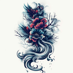 other-flowers tattoo design ideas basic subtle shading represents strength