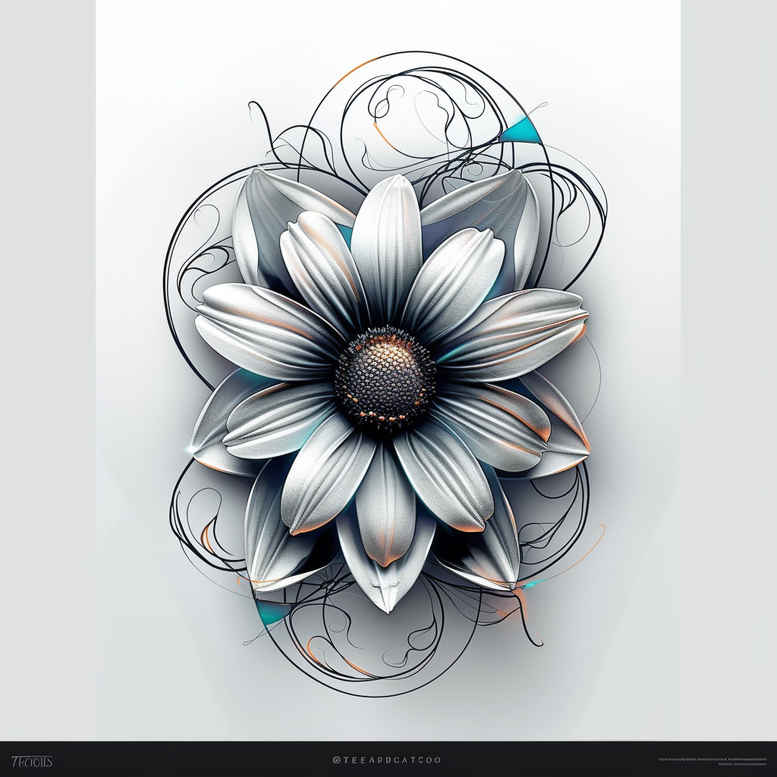 other-flowers tattoo design ideas little tattoo subtle shading shows endurance