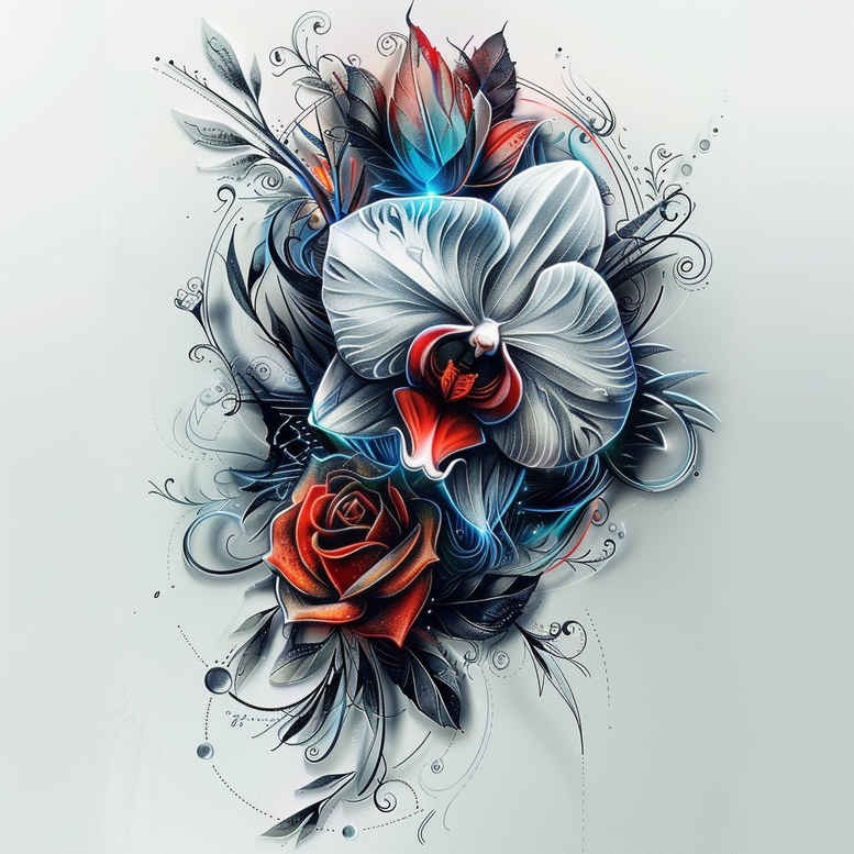 other-flowers tattoo design ideas essential vibrant for upper shoulder
