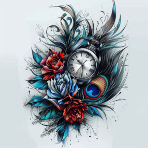 other-flowers tattoo design ideas fine dot vibrant shows determination