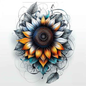 other-flowers tattoo design ideas ultra-thin vibrant symbolising strength