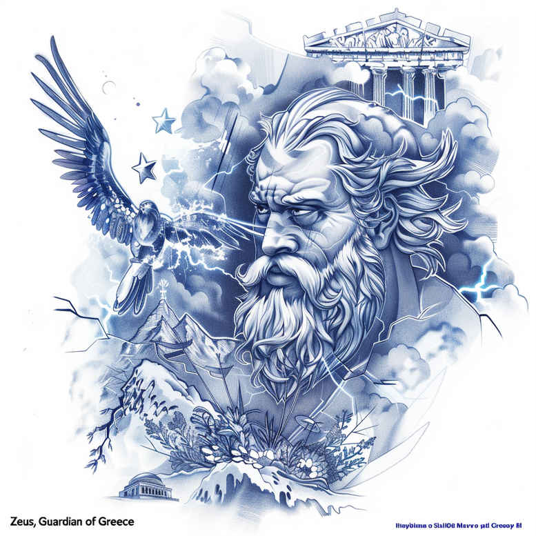 ancient-greek-art – tattoo design ideas free ai generated – realism-real-life-shading – for-calf – Gallery: other-greece-inkby-ai