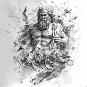 greek-symbols-tattoo-neotraditional-color-blending-for-upper-shoulder – tattoo design ideas free ai generated – Gallery: other-greece-inkby-ai