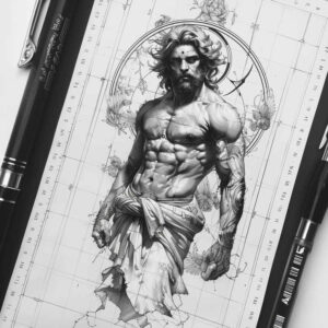 greek-drawing-tattoo-neotraditional-bold-texture-for-spine – tattoo design ideas free ai generated – Gallery: other-greece-inkby-ai