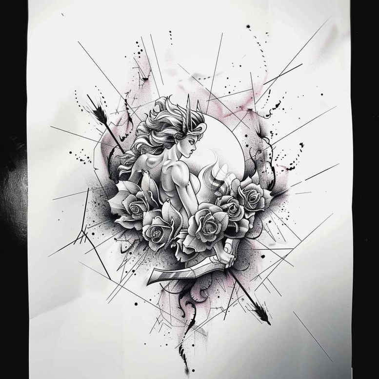 greek-architecture – tattoo design ideas free ai generated – neotraditional-dynamic-composition – for-outer-arm – Gallery: other-greece-inkby-ai