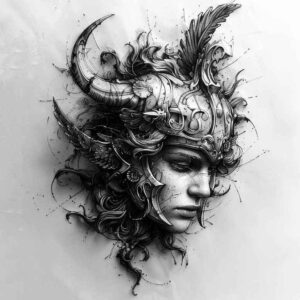 greek-architecture – tattoo design ideas free ai generated – neotraditional-subtle-tone – for-knee – Gallery: other-greece-inkby-ai