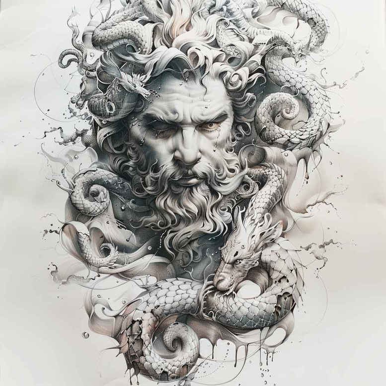 greek-colors – tattoo design ideas free ai generated – realism-blended-gradients – for-ribs – Gallery: other-greece-inkby-ai