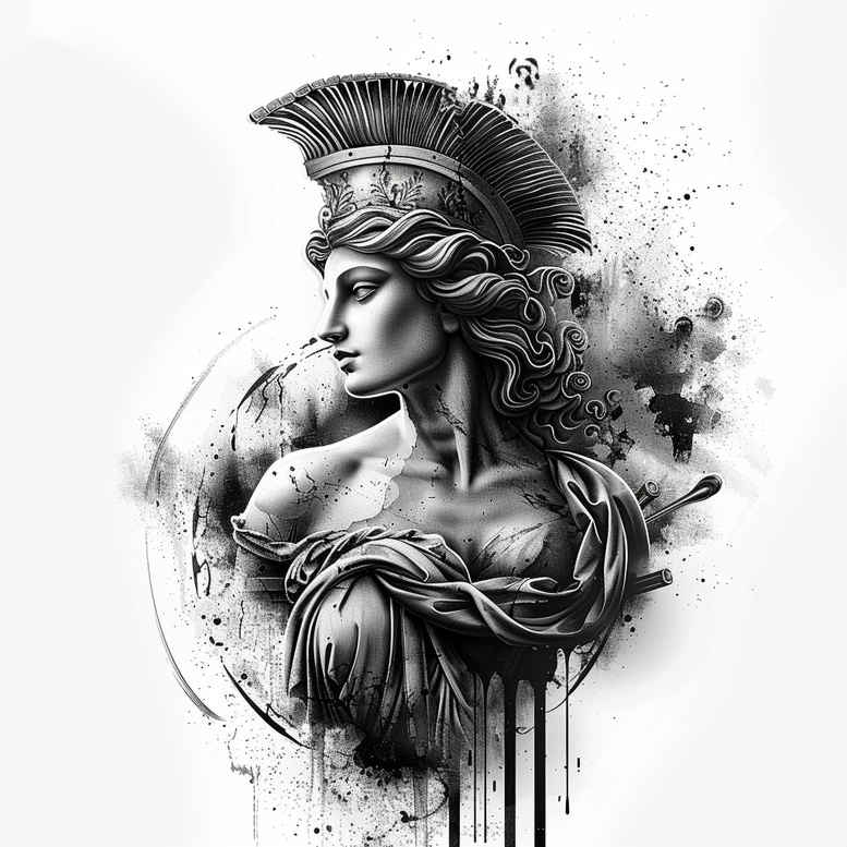 greek-culture-tattoo-neotraditional-solid-fill-for-ribs – tattoo design ideas free ai generated – Gallery: other-greece-inkby-ai