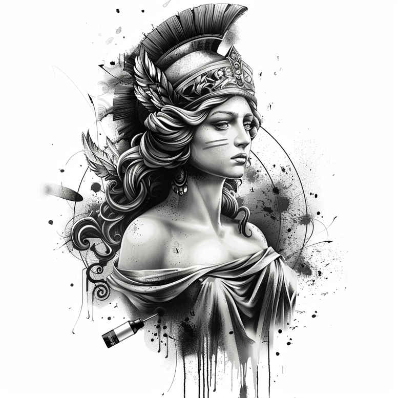 greek-ornament-tattoo-neotraditional-enhanced-shading-for-upper-shoulder – tattoo design ideas free ai generated – Gallery: other-greece-inkby-ai